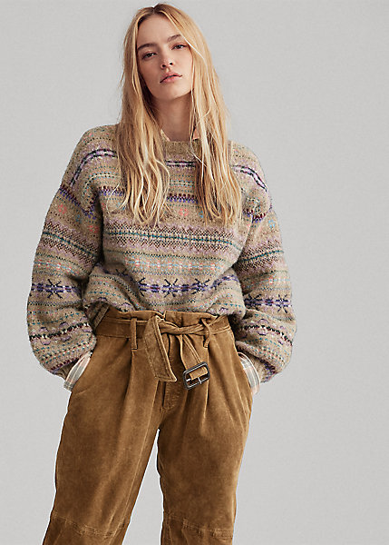 Fair Isle Crewneck Sweater for Women | Ralph Lauren® CH