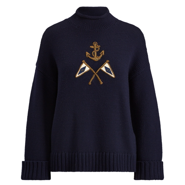 polo ralph lauren crest sweater