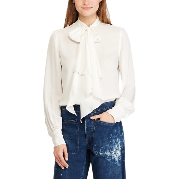ralph lauren denim necktie shirt