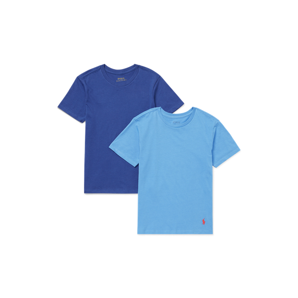 Solid Cotton Crewneck 2-Pack