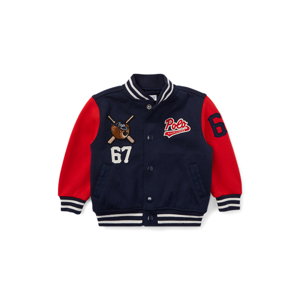 polo bear baseball jacket