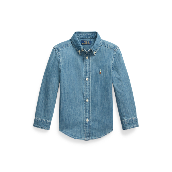 Chemise en coton denim