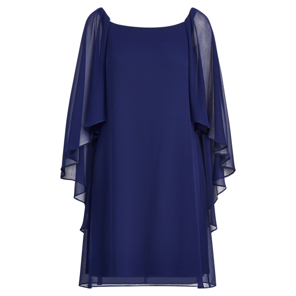 ralph lauren cape dress