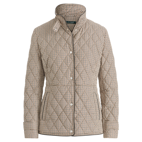 Quilted Houndstooth Jacket