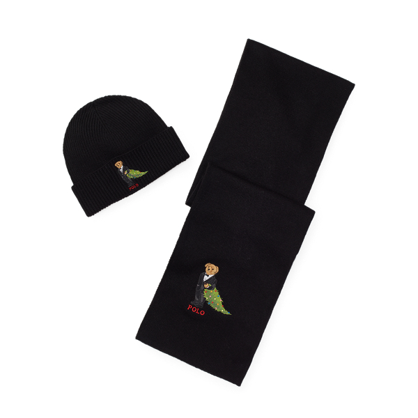 Polo Bear Hat & Scarf Set for Men | Ralph Lauren® CH