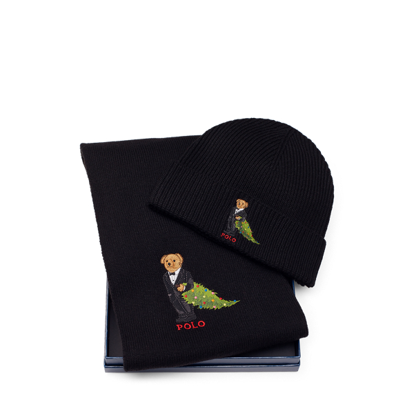 Polo Bear Hat & Scarf Set for Men | Ralph Lauren® CH