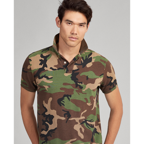 verschijnen ouder Verzwakken Classic Fit Camo Mesh Polo for Men | Ralph Lauren® NL