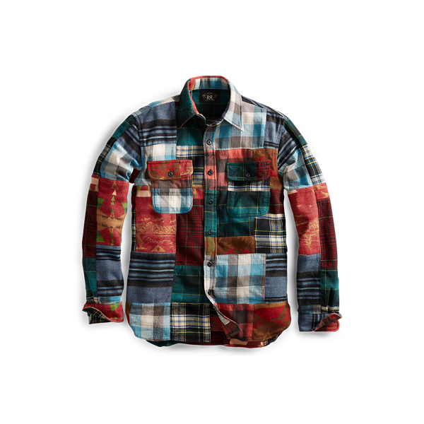 ralph lauren rrl flannel jacket