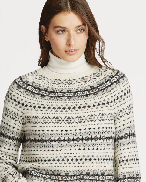 Lauren Fair Isle CottonBlend Sweater 1