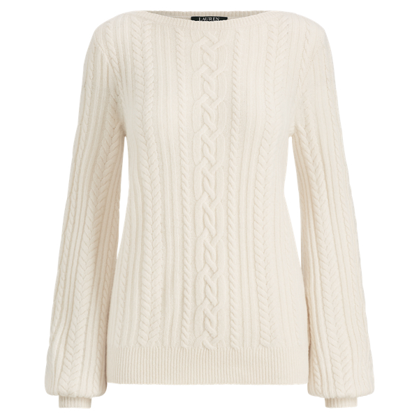 ralph lauren puff sleeve sweater