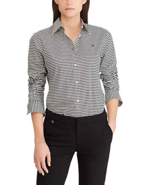 Houndstooth Button Down Top main image 0