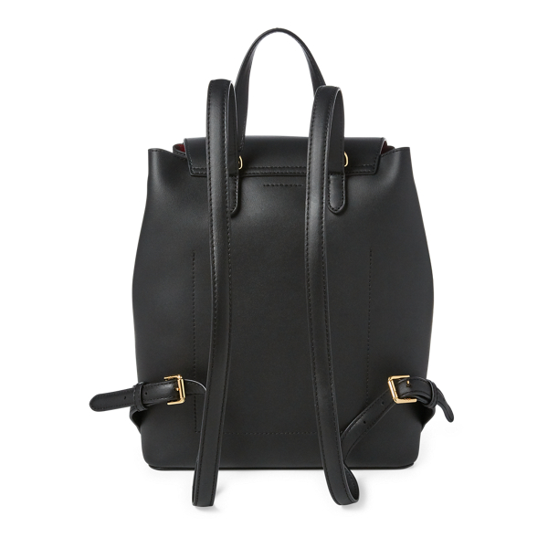 ralph lauren drawstring leather backpack