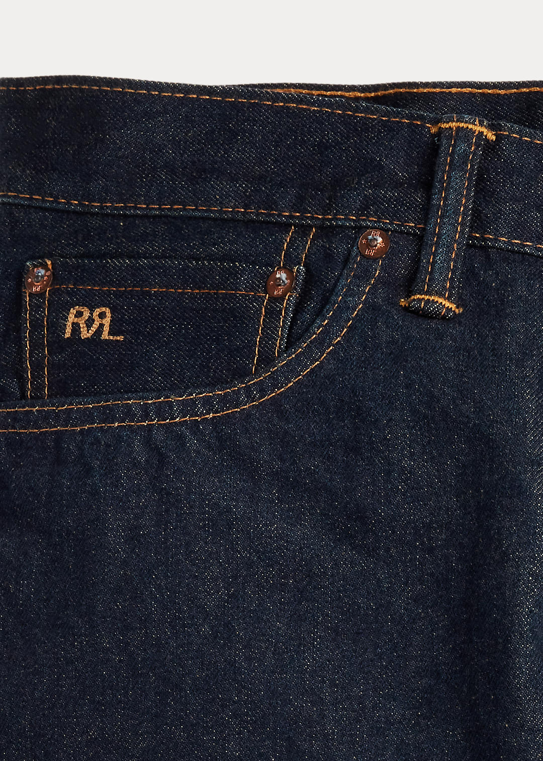 RRL Slim fit enkel gewassen selvedge jeans 7