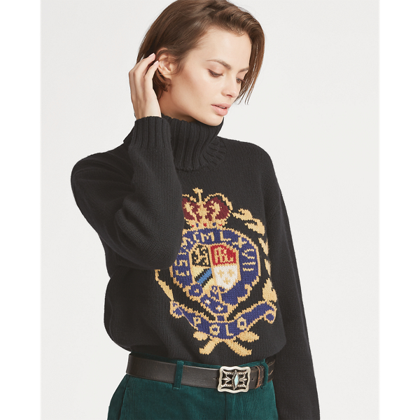 Blooming Crest Turtleneck main image 1