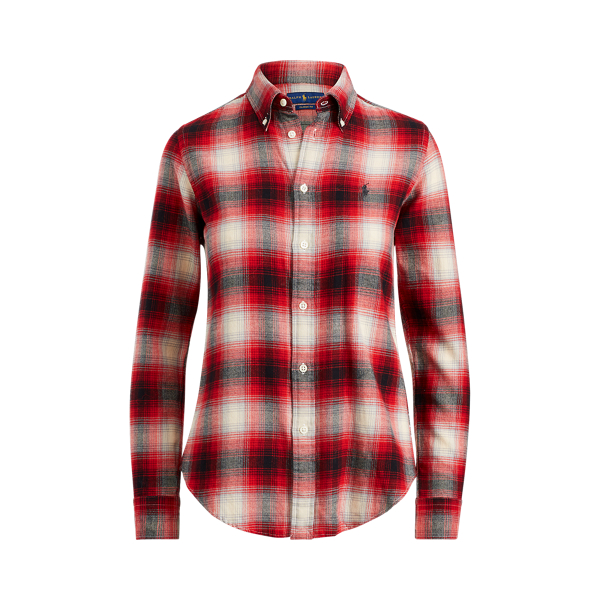 Classic Fit Plaid Twill Shirt voor Women Ralph Lauren® NL