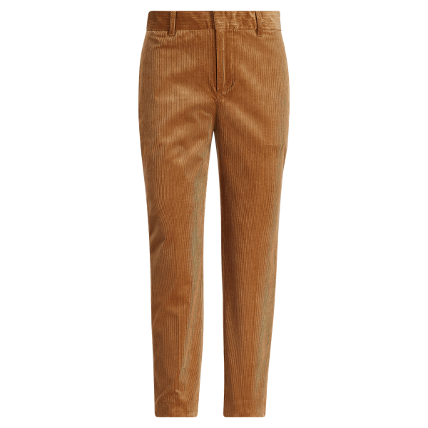 Pantalon droit en velours côtelé