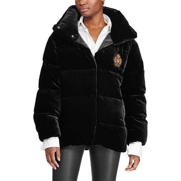 Velvet Down Jacket for Women | Ralph Lauren® IE
