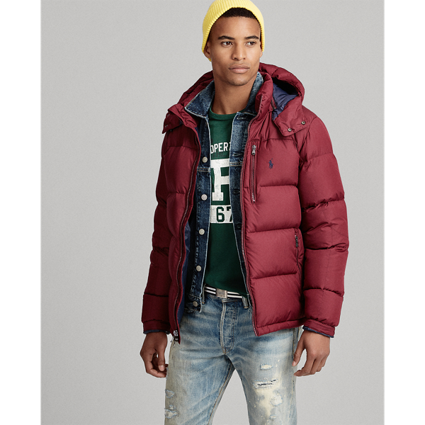 polo water repellent down jacket