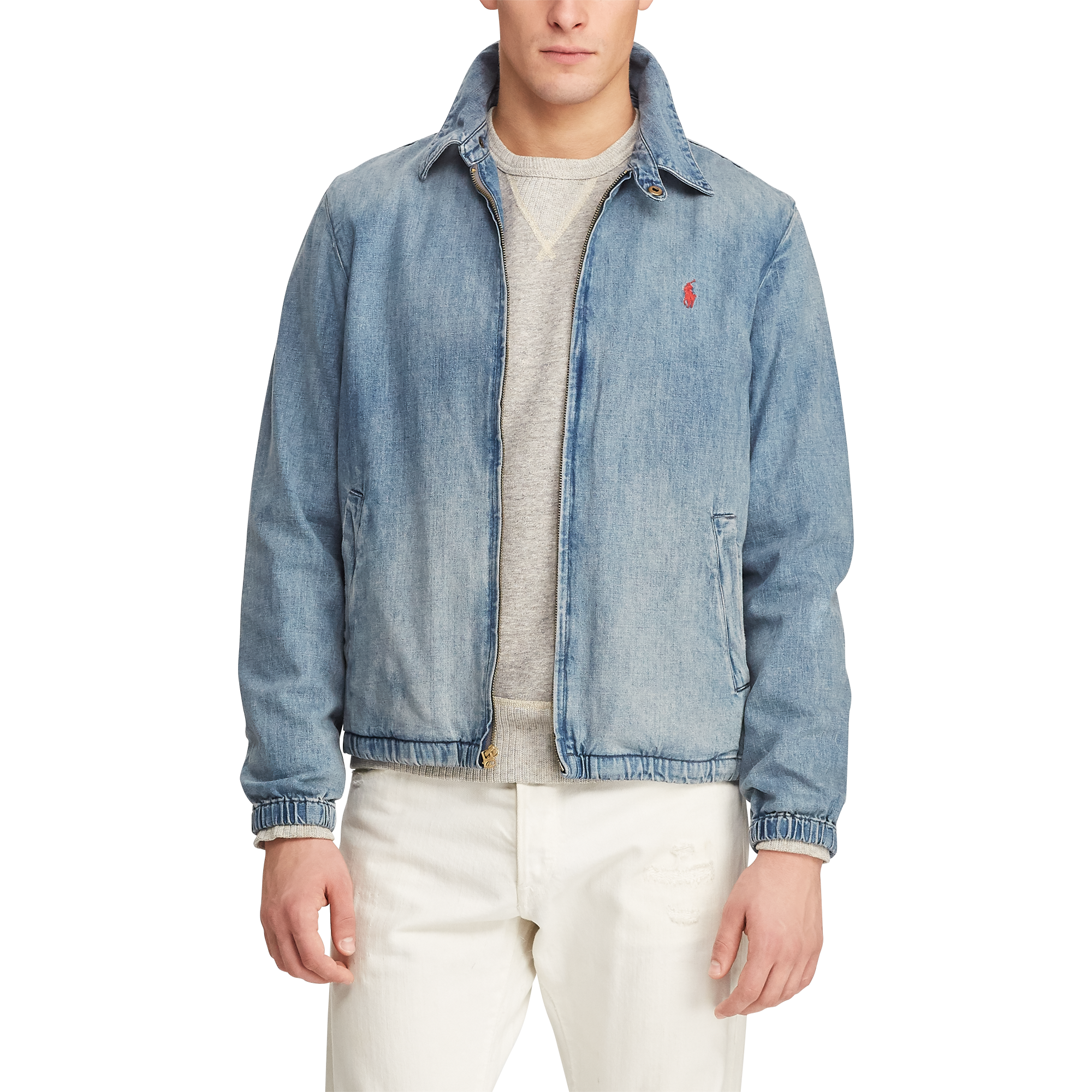 Ralph Lauren Polo Bear Denim Windbreaker