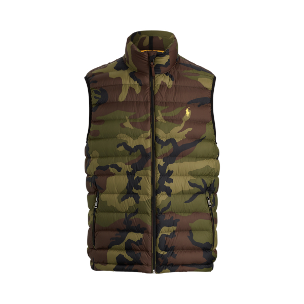 ralph lauren camo gilet