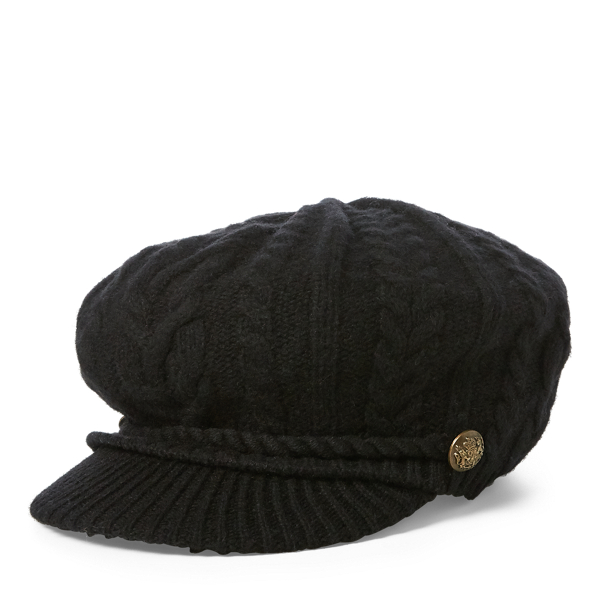 black and purple ralph lauren hat