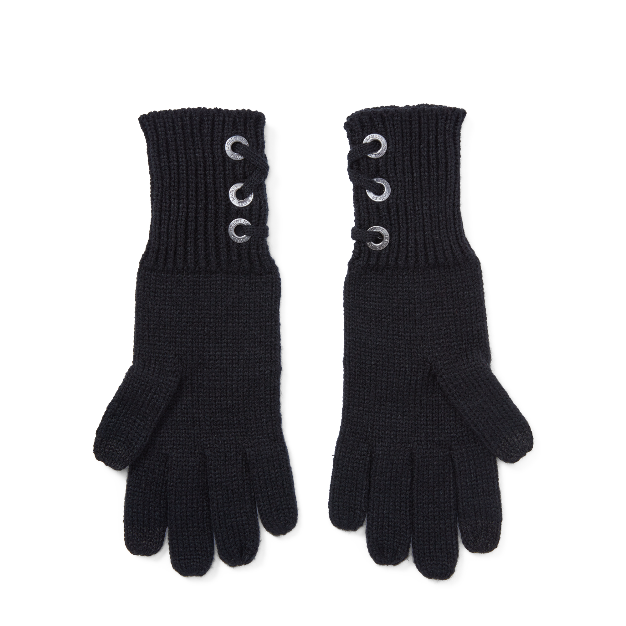 Ralph Lauren Lace-Up Tech Gloves. 2