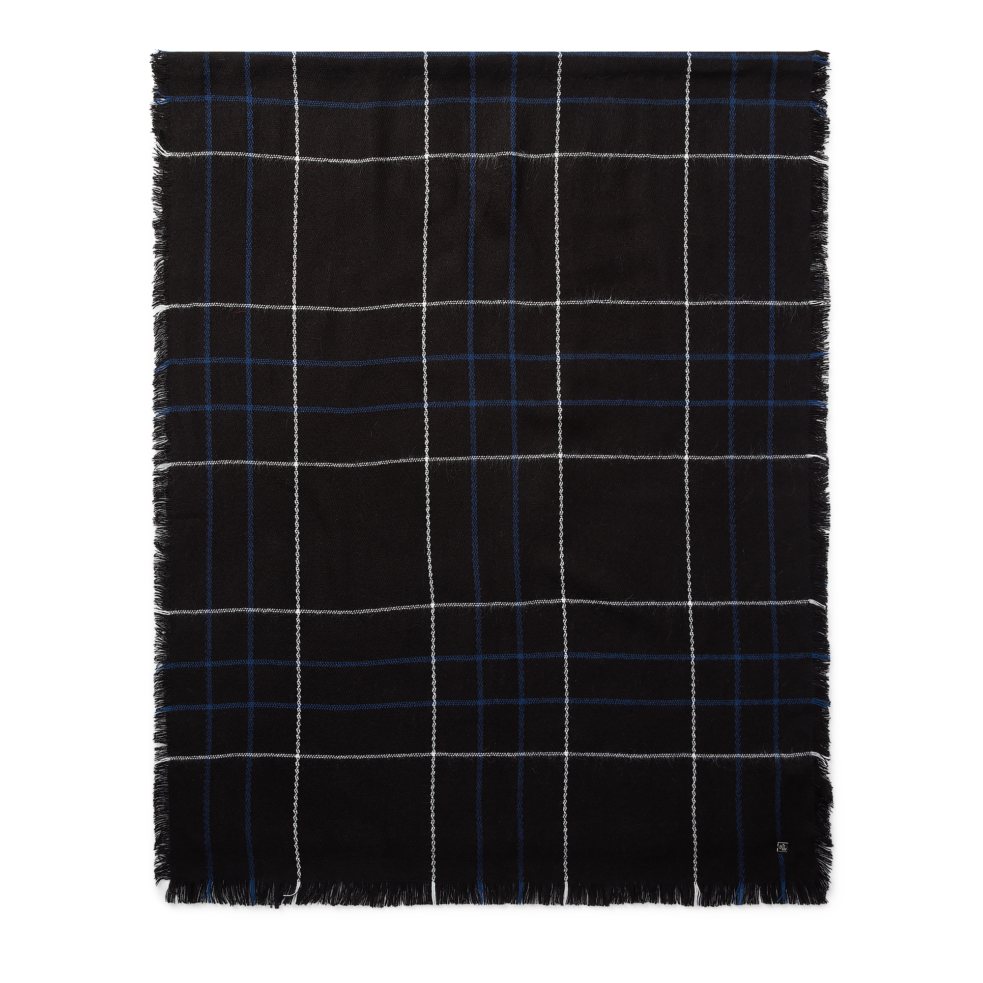Ralph Lauren Oversize Plaid Blanket Wrap. 2