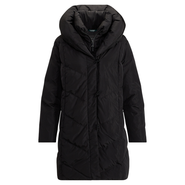 ralph lauren chevron quilted down jacket