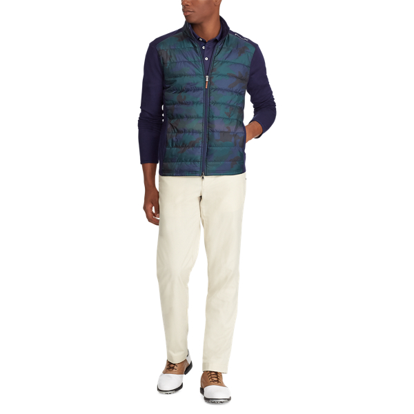 rlx golf paneled stretch wool jacket