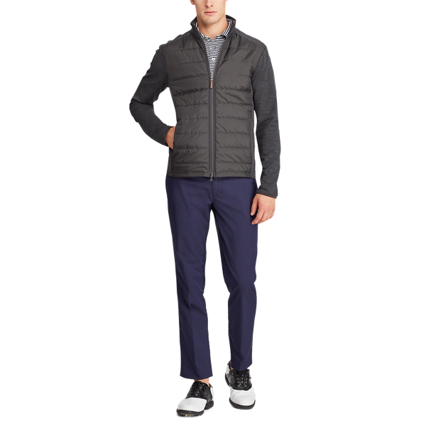 rlx golf paneled stretch wool jacket