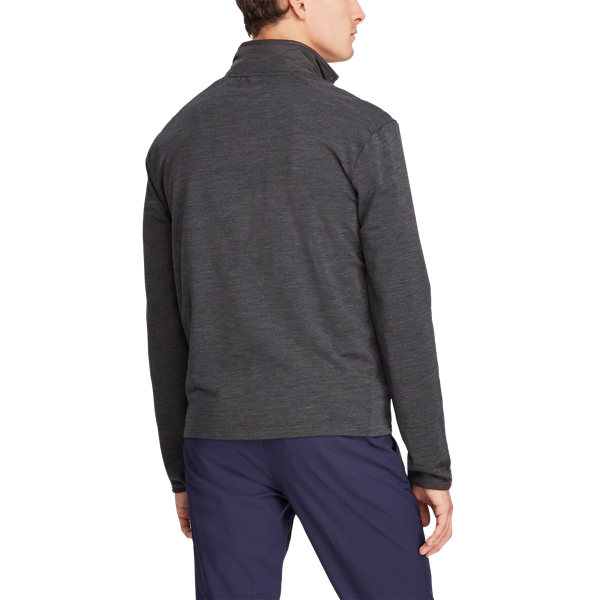 rlx golf paneled stretch wool jacket