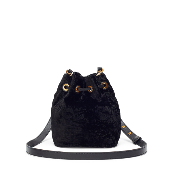 ralph lauren velvet bag