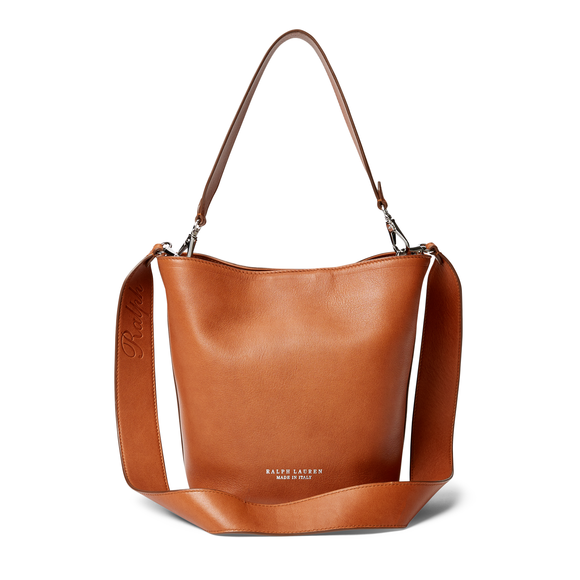 Ralph Lauren Calfskin Mini RL Bucket Bag. 3