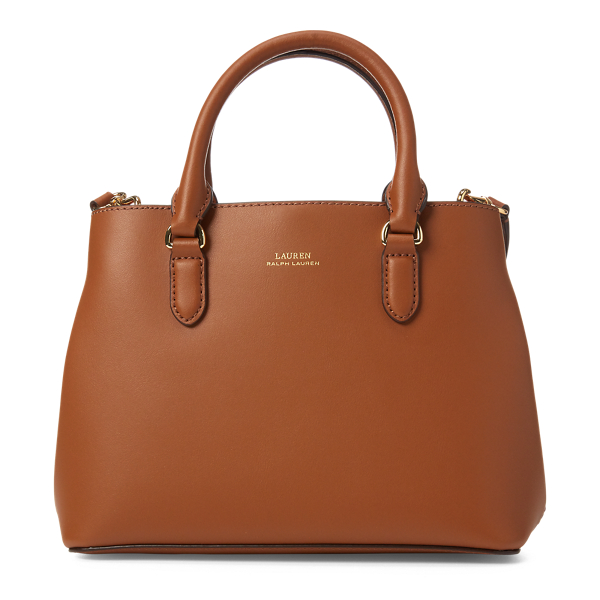 ralph lauren mini leather satchel