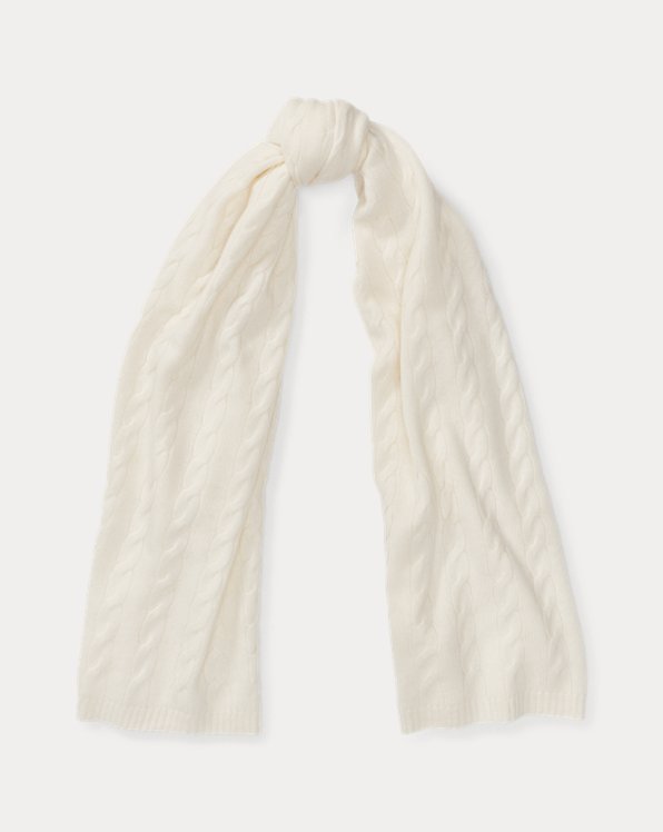 Cable Cashmere Scarf