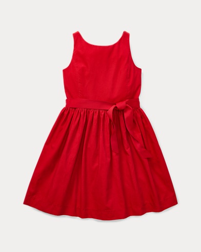 Corduroy Fit-and-Flare Dress