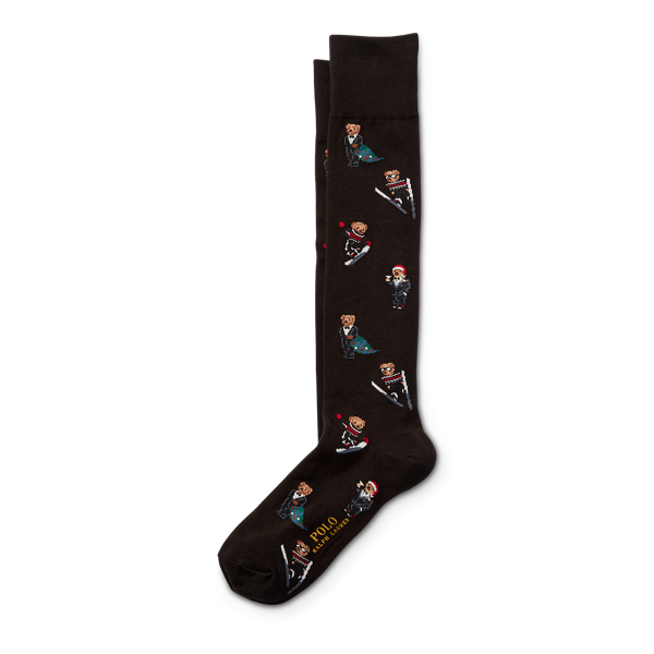 Polo Bear Knee-High Socks