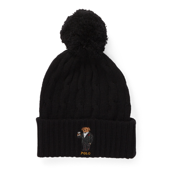 Polo Bear Pom Pom Hat