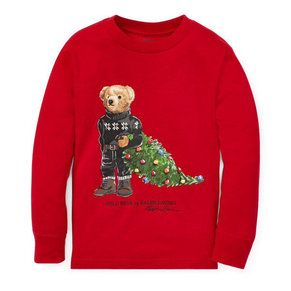 Holiday Bear Cotton T-Shirt