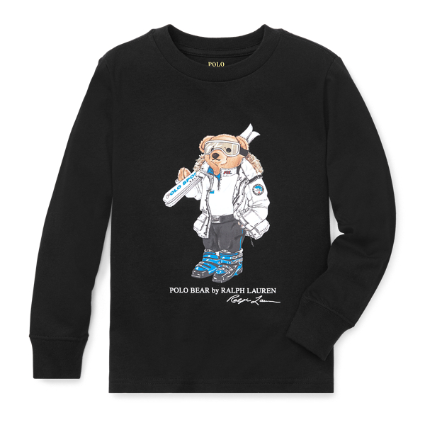 polo bear ski t shirt