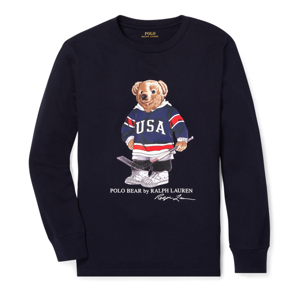 polo bear hockey hoodie