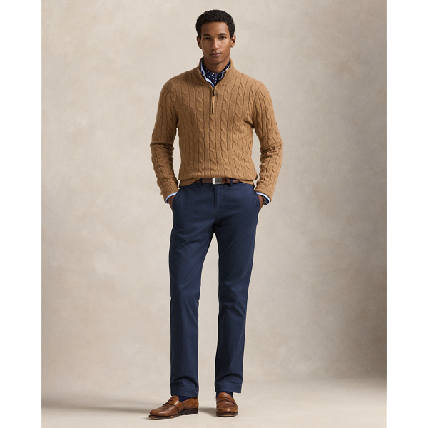 Specially washed to create a perfectly broken-in look, these stretch cotton chino trousers are a Polo essential for any day of the week.