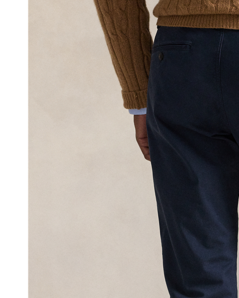 Specially washed to create a perfectly broken-in look, these stretch cotton chino trousers are a Polo essential for any day of the week.