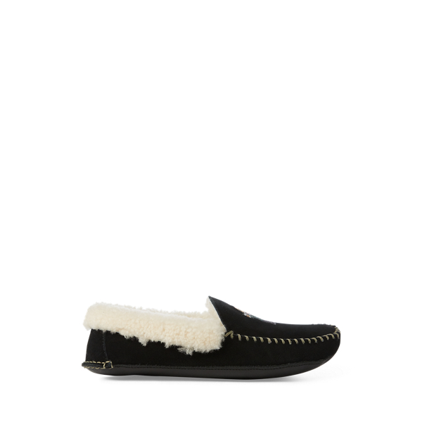 polo moccasin slippers