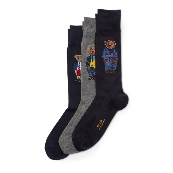 polo ralph lauren teddy bear socks