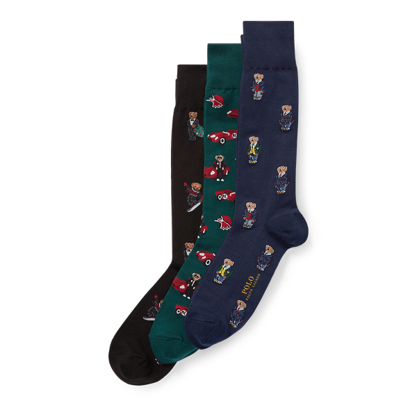 Polo Ralph Lauren Polo Bear Sock 3-Pack Gift Set 1