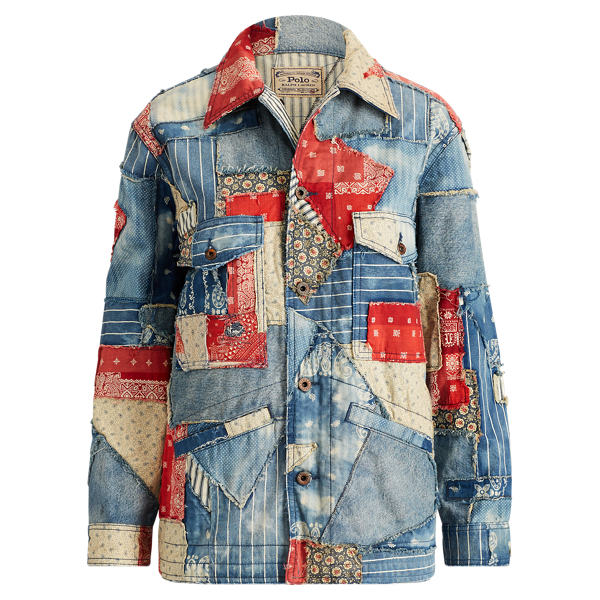 ralph lauren patchwork denim jacket