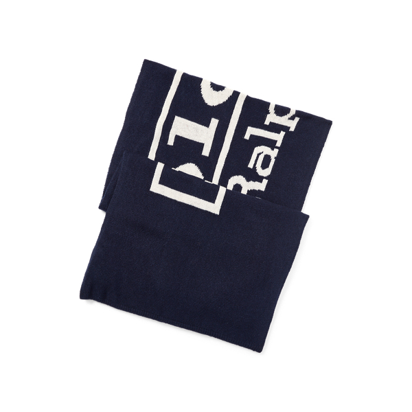 polo label scarf