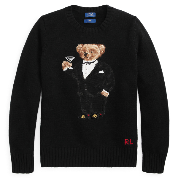 ralph lauren bear sweater martini