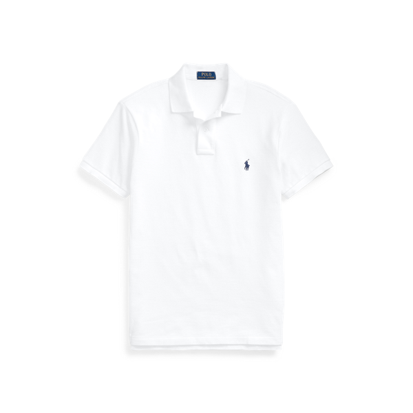 Polo cintré en coton piqué